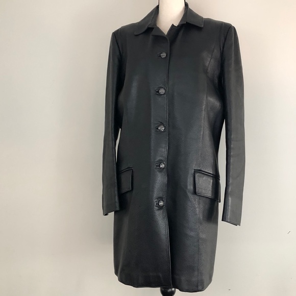 LORDS Hand Made USA Exclusively Leather Trench - Picture 5 of 9